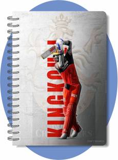craft maniacs INDIAN TEAM COLLECTION A5 Notebook RULED 160 Pages