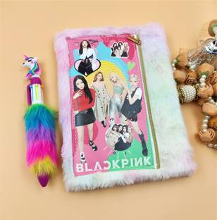Paper Bear BlackPink A4 Diary ruled 70 Pages