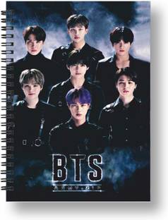 Papco BTS NOTEBOOK A5 Diary Ruled 144 Pages