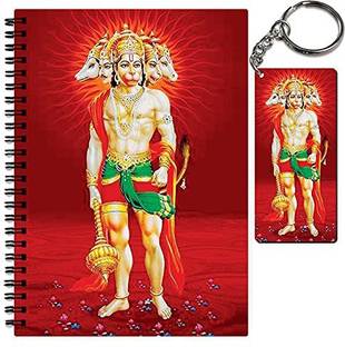 craft maniacs A5 NOTEBOOK + ONE KEYRING A5 Note Pad RULED 160 Pages