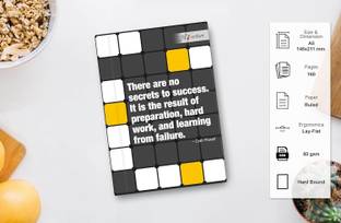 Aperture Inspirational Quotes A5 Diary | Motivational Journal with 80 GSM Paper A5 Diary Secret of Success 160 Pages