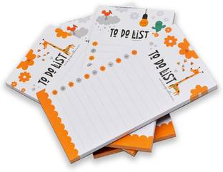 Flipkart SmartBuy Planner Notepads for Writing Notes, to Do List Planning Pad Undated Sheets Pocket-size Note Pad YES 50 Pages