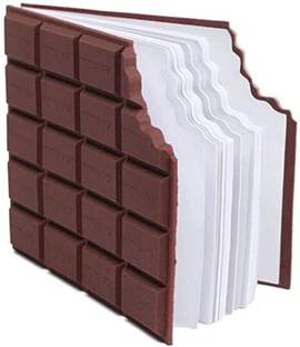 Sai Chocolate Bar Shaped Notebook – Fun Scented Regular Diary 50 Pages