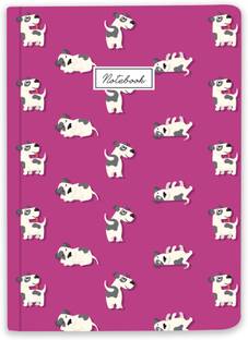 Happening Hippo Dog A5 Notebook Unruled 100 GSM 70 Pages