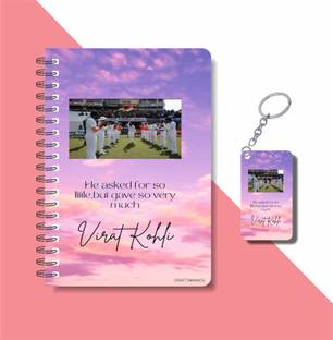 craft maniacs VIRAT 2024 NOTEBOOK COLLECTION A5 Note Pad RULED 160 Pages