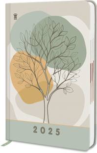 Diarymart Designer Cover Hard Bound 2025 Diary with Dates I Daily Planner Diary 2025 I A5 Diary Ruled 344 Pages
