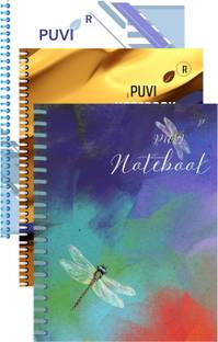 Puvi Recycled Notebook A4 Notebook Ruled 350 Pages