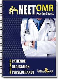 Bungbee Sheets for Practice 2024, 200 MCQ-Set of 1 Spiral Bound Regular Notebook NEET OMR 55 Pages