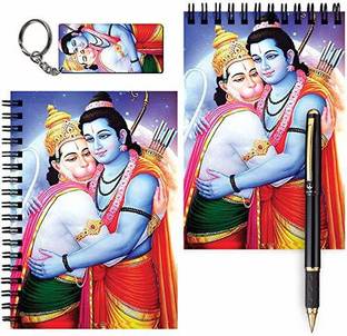 craft maniacs A6 MESSAGE PADS + ONE KEYRING A6 Note Book UNRULED 160 Pages