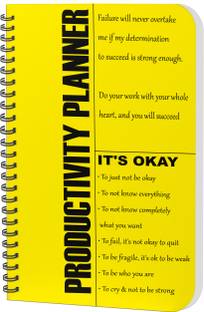 AccuPrints Daily Planner A5 Planner Ruled 176 Pages