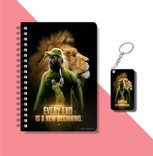 craft maniacs DHONI 2024 NOTEBOOK COLLECTION A5 Diary RULED 160 Pages