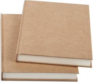 INNAXA Hardbound Diary, 120 GSM Natural Shade Paper A5 Diary Blank 152 Pages