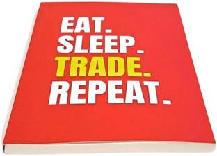 Hola Homes! Stock Market Theme | Eat Sleep Trade Repeat | A5 Notebook Ruled 100 Pages