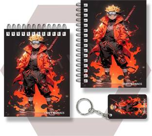 craft maniacs ITACHI UCHIHA A6 NOTEBOOKS A6 Notebook UNRULED 100 Pages