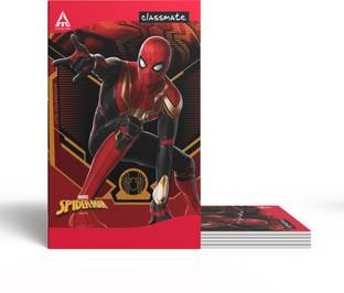 Classmate Spiderman Themed | Longbook A4 Notebook Single Line 160 Pages