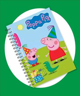 craft maniacs PEPPA PIG 2023 COLLECTION A5 Notebook RULED 160 Pages