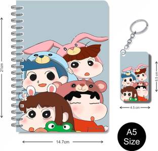 craft maniacs SHINCHAN 2023 NOTEBOOK COLLECTION A5 Diary RULED 160 Pages