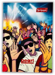 NEELGAGAN Pearl , Register, (21cm X 29.7cm) Softcover A4 Notebook Ruled 400 Pages
