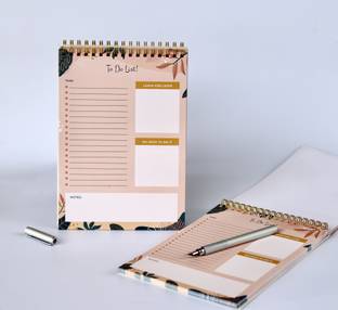 INNAXA Daily, Weekly and Monthly Planner,Day Goal Getter Journal A5 Note Pad Ruled 50 Pages