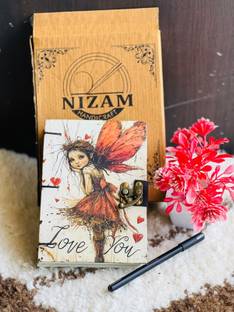 NIZAM HANDICRAFT Love you Printed Diary Notebook With Lock Clasp For Gift/Office A5 Diary 200 200 Pages