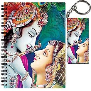 craft maniacs A5 DIARY + KEYCHAIN COLLECTION A5 Note Book RULED 160 Pages