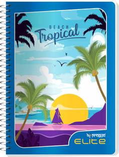 Pragya Spiral Notebook | (21x29.7 CM) | 600 GSM Paper A4 Notebook Unruled | Plain 500 Pages
