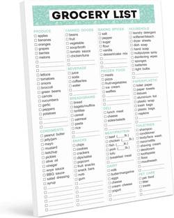 Inkdotpot Grocery list Planner Regular Planner Unruled 54 Pages