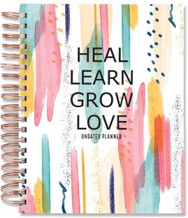 The June shop Undated Yearly Planner Find Your Balance Ultimate Planner Planner Sticker Book Book-size Planner Unruled 286 Pages