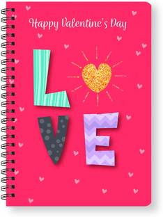 Raptech Spiral-Bound Notebooks, For Writing, Student And Office School (DY-11981) A5 Diary Unruled 144 Pages