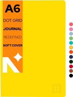 NEORAH Dot Grid Journal Notebook - 110 GSM - Softcover A6 Notebook DOTTED 160 Pages