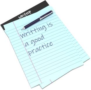 NEELGAGAN Writeup Pad for Office, Writing Office Pads Premium 70 GSM Paper A5 Note Pad Ruled 100 Pages