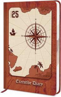 Diarymart Hardbound 2025 Diary with Planner and Dates I New Year Diary 2025 I A5 Diary Ruled 344 Pages