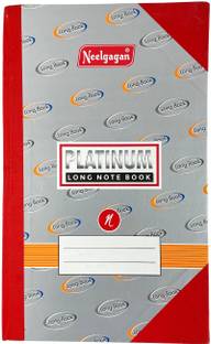 NEELGAGAN Platinum Notebook, Register Size (19.5 cm x 31.7 cm) Hardbound P-1 Regular Notebook Ruled 360 Pages