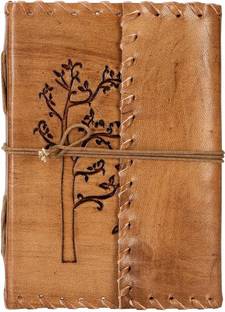 Rjkart Handmade Leather Dairy A5 Diary Unruled 200 Pages