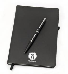 UJJi Advocate Gift Sets with Metal Pen & Notebook A5 Gift Set Ruled 186 Pages