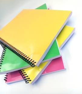PerDay Spiral Notebook A4 Size 200 Pages Unruled White Plain Page A4 Note Book Unruled 200 Pages