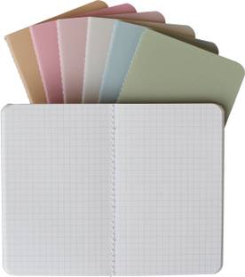INNAXA Little Subject Notebooks Compact Pocket Journals, 3.5 x 5.5 Pocket-size Notebook Grid 64 Pages