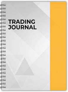 TimeWise Trading Journal Monochrome Stock Market Notebook Day Trade Log A5 Journal Unruled 130 Pages