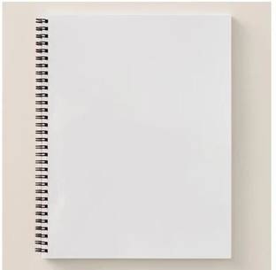 kawality yes A4 Notebook Spiral plain answer writing Notes booklet 70gsm quality (multicolor cover) 300 Pages