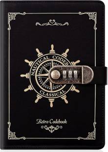VATTU Lock Diary Vintage Journal with Lock for Women Leather Diary with Lock Regular Diary Ruled 200 Pages