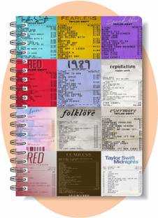 craft maniacs TAYLOR SWIFT COLLECTION A5 Diary RULED 160 Pages