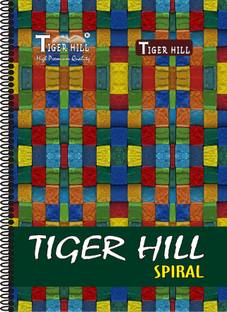 TigerHill A4 SPIRAL NOTE BOOK RULED 6 SUBJECT | SOFT AND THICK PAGES | A4 Notebook Single Line 284 Pages