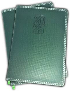 Pixel Black A5 Diary Ruled with Planner for Year 2025 368 pages 208 Pages