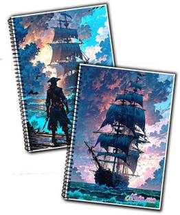 NOTEme Spiral Binding A4 Notebook unruled 200 Pages