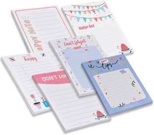 Flipkart SmartBuy to do List- Stylish Notepads for Grocery List, Shopping List, to-Do List Pocket-size Memo Pad NO 50 Pages