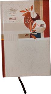 Picso Executive Diary with Sunday Half Pages Regular Diary 2026, Size 22 x 14 Cm,70 GSM, Ruled 340 Pages