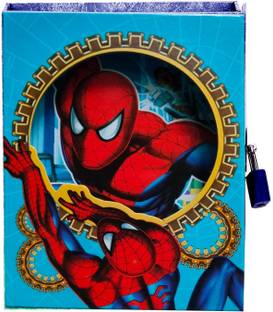 Art Bundle Spider Man A6 Diary Ruled 60 Pages