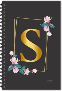 ESCAPER S letter diary (Ruled - A5), S initial Diary, S alphabet diary A5 Diary Ruled 160 Pages