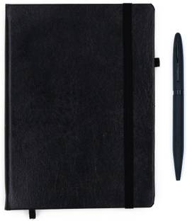 FASTIDIOUS Hardbound Diary A5 Size with Twist Matt Pen A5 Diary Ruled 176 Pages