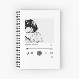 craft maniacs ATTACK ON TITANS COLLECTION A5 Notebook RULED 160 Pages